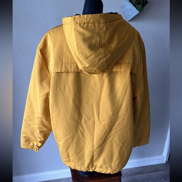 Zara Size XL DNWR Mustard Men’s Pullover Windbreaker Jacket - Picture 9 of 10
